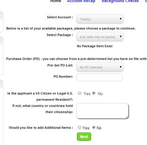 Main Client Portal