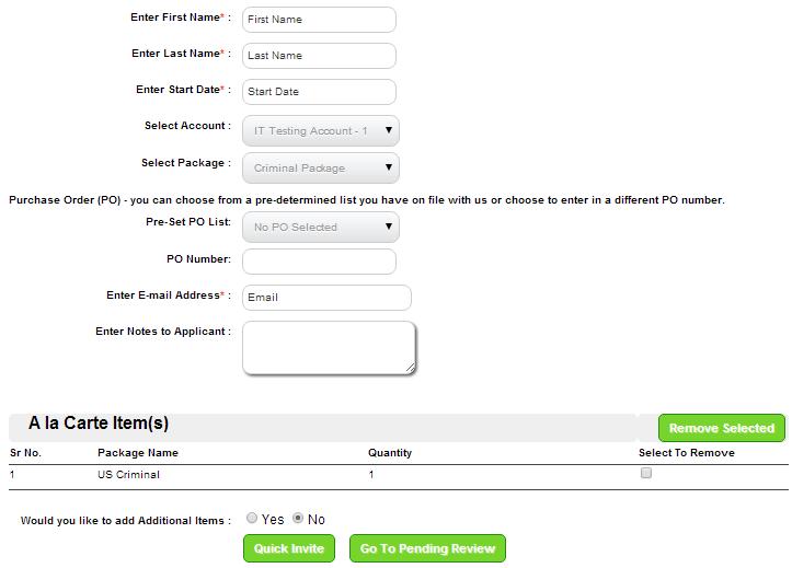 Main Client Portal