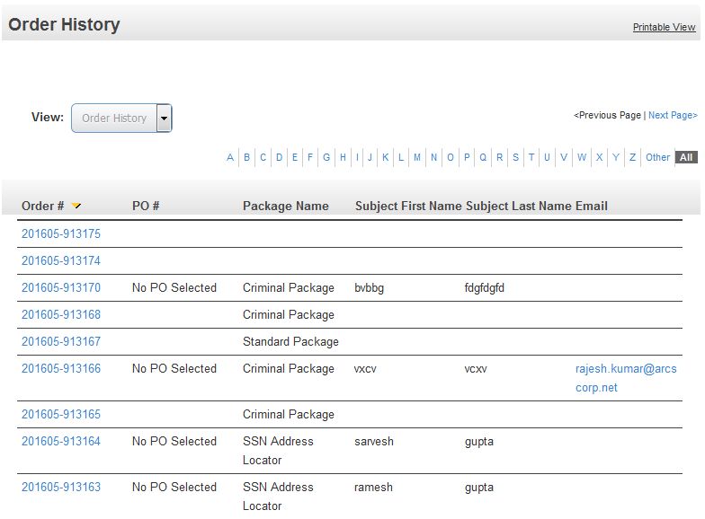 Main Client Portal