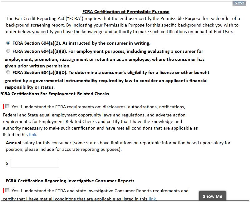 Main Client Portal